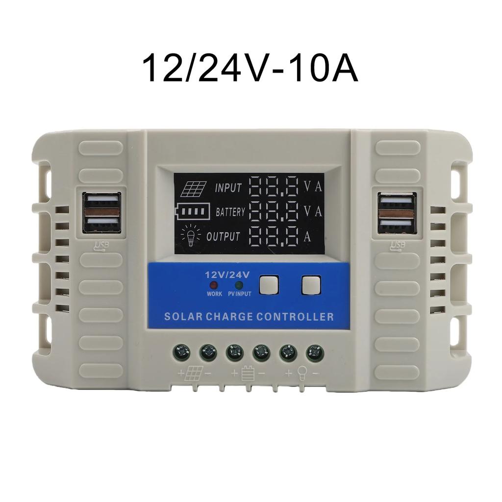 Smart Charging Management System Multiple Battery Compatibility 5V 2A MAX 12V 24V Controller 4 USB Outputs 5V 2A