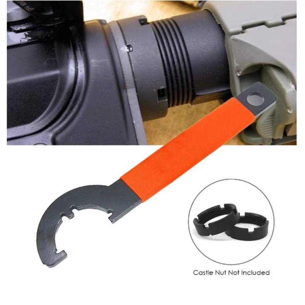 High Carbon Steel Combo Tool Ergonomic Removal Tool Portable Castle Nut Wrench  Automotive