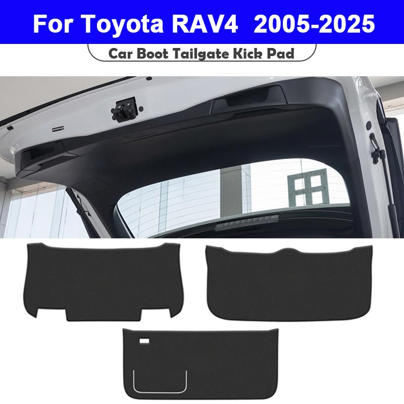 Für Toyota RAV4 XA50 XA40 XA30 2005- 2024 2025 Auto Kofferraum Heckklappe Anti-Kick Schutzmatte Leder Dekorationsmatte