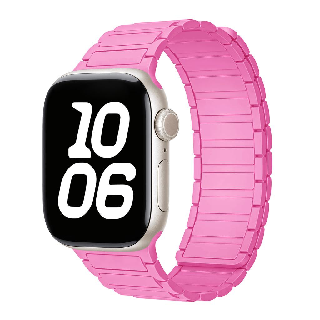 Magnetic Loop For Watch Bands 44mm 40mm 49mm 45mm 41mm 38mm Silicone Bracelet iWatch Series11 10 9 8 7 6 Se Ultra 3 Strap