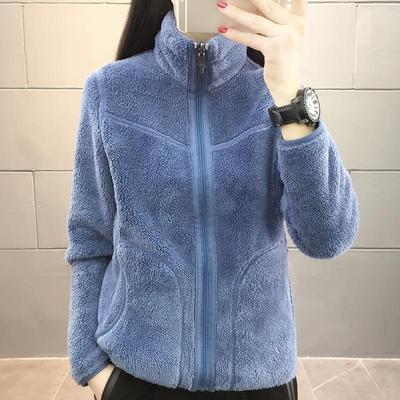 High Quality Thickening Autumn and Winter Outdoor Fleece Two-sided Jacket Women's Coral Fleece