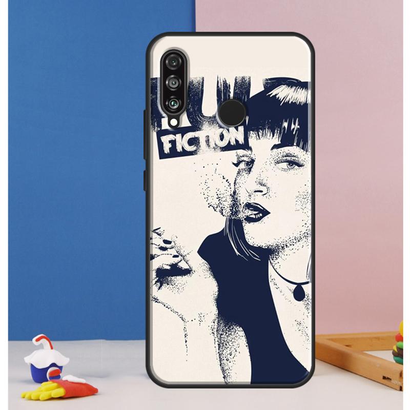 Mia Pulp Fiction Case For Huawei Nova Y73 Y72 Y70 Y90 Y60 Y61 Y91 12s 12i 11i 8i 9 10 SE P30 P40 Lite P60 Pro