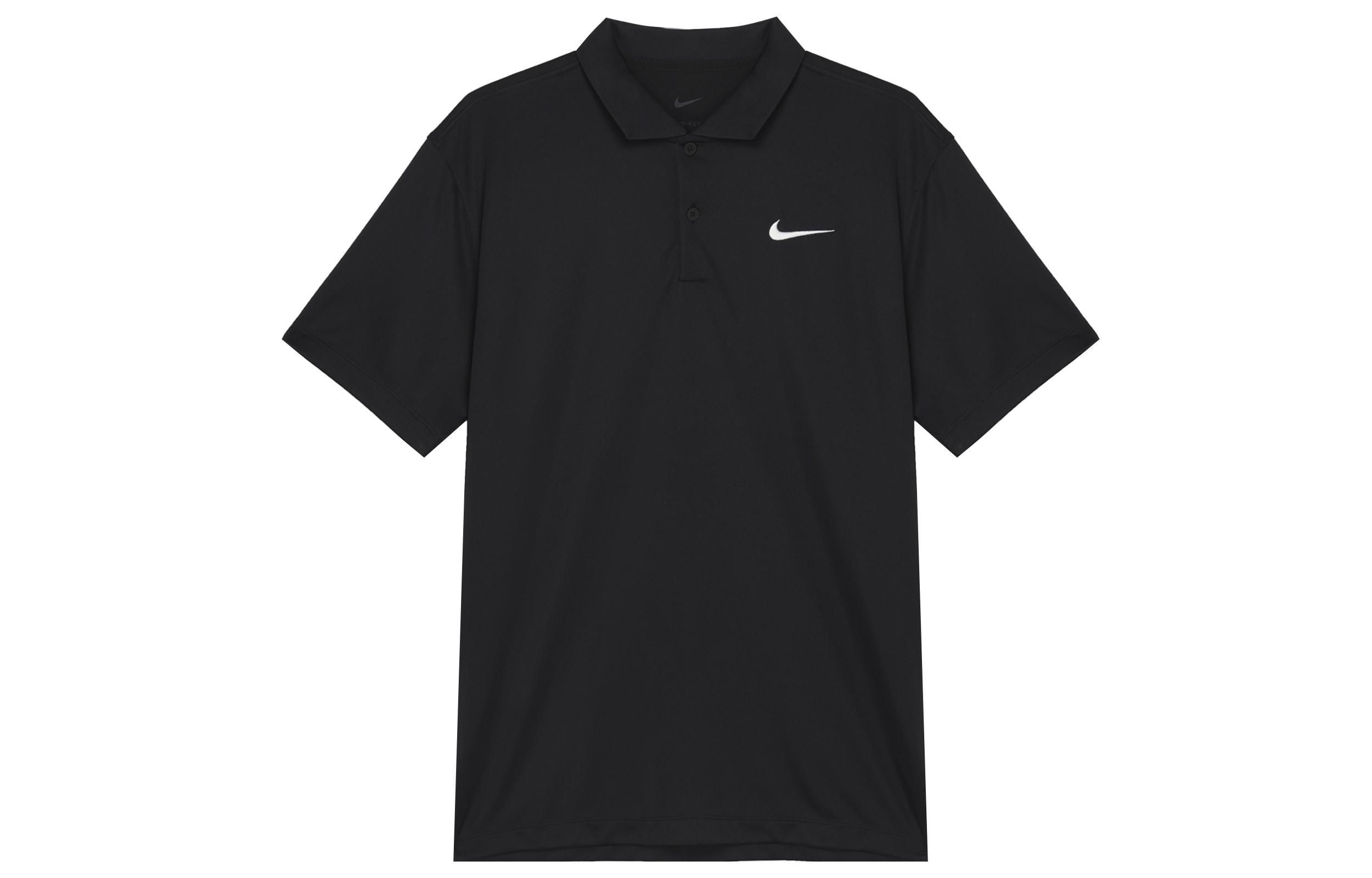 Мужская черная футболка-поло Nike Dri Fit DH0858-010 M