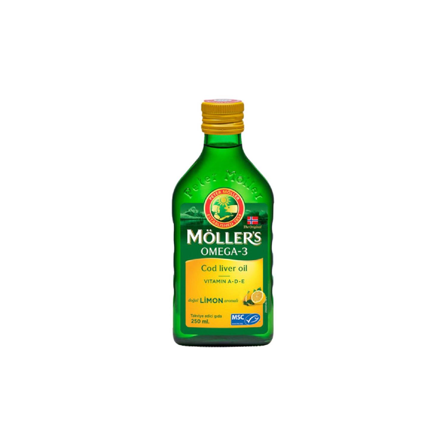 

Omega-3 Cod Liver Oil Oil Lemon Flavored 250 Ml