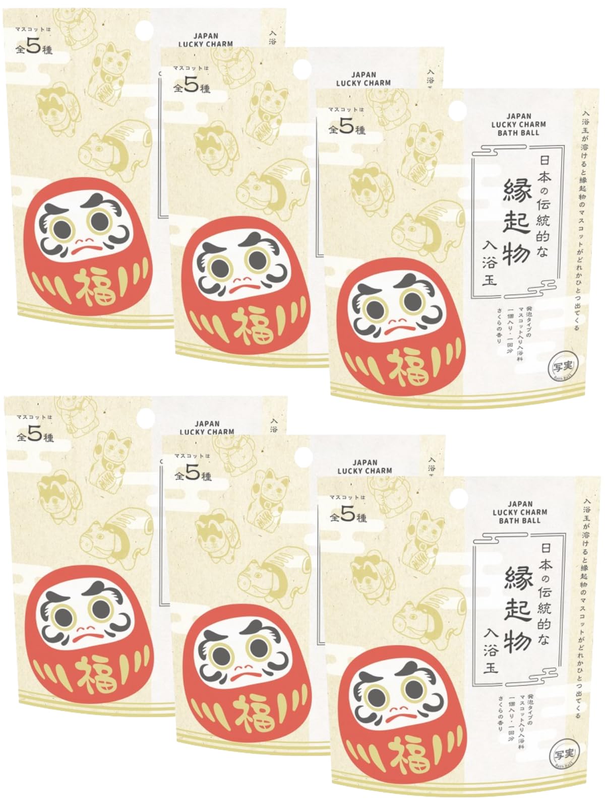 

Набор из 6 пенообразующих сеток Nor Corporation для ванны Реалистичный Традиционный Японский Благоприятный с Игрушкой для Ванны Ванна Япония Пенообразующая Сетка для Удобной Ванны + белый