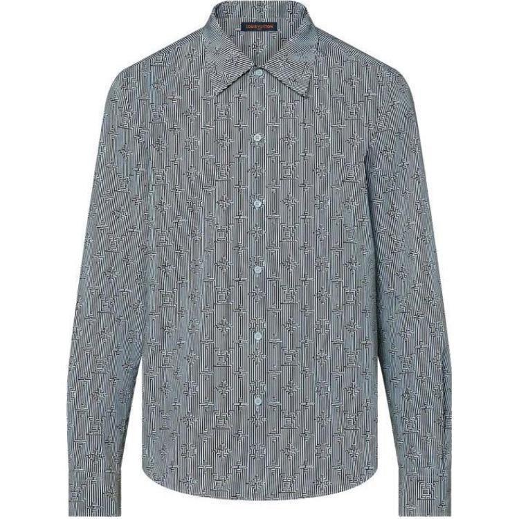 Louis Vuitton Shirt Men's Black 1AAU3X