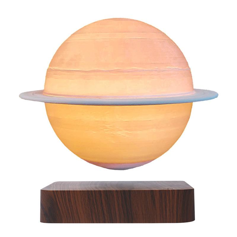 Desk lamp, ambient bedside night light, magnetic levitation moon lamp, festival LED light, gift