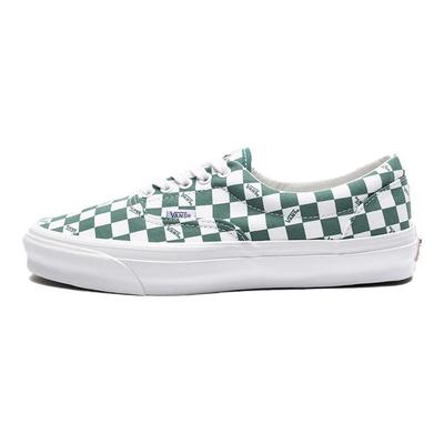 Sneakers Unisex OG Era LX Logo a Scacchiera - Verde Cadmio Bianco VN0A3CXN9TX