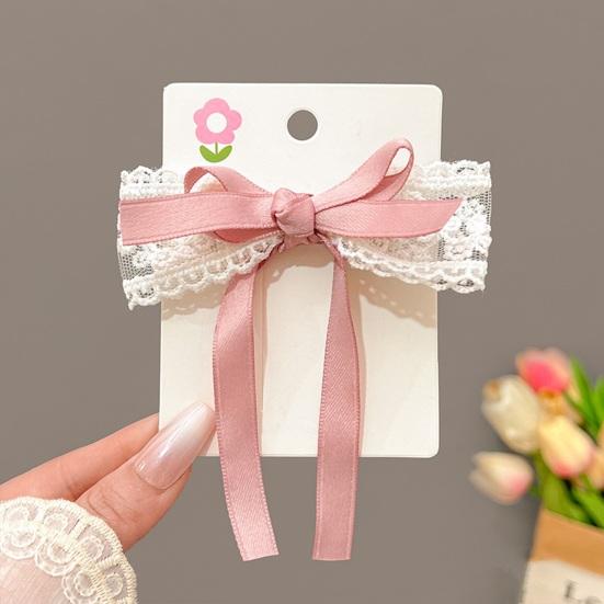 Haarnadel Faux-Perle Blumengeschmückt Mädchen Haarspange Helle Farbe Seitenpony Haarnadel Haarstyling-Werkzeug Haaraccessoires