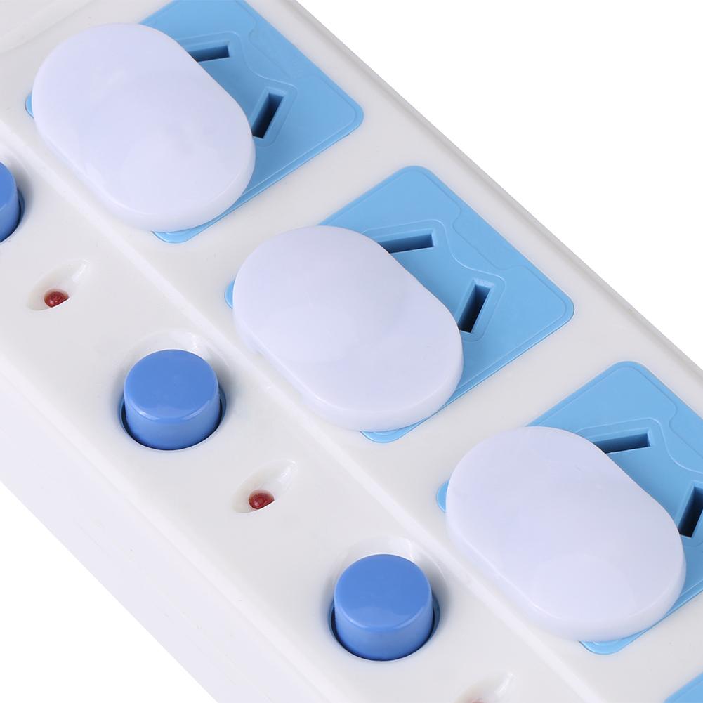 100Pcs Outlet Plugs Baby Safety Protector Child Proof Electrical Socket Covers Caps Two Pin