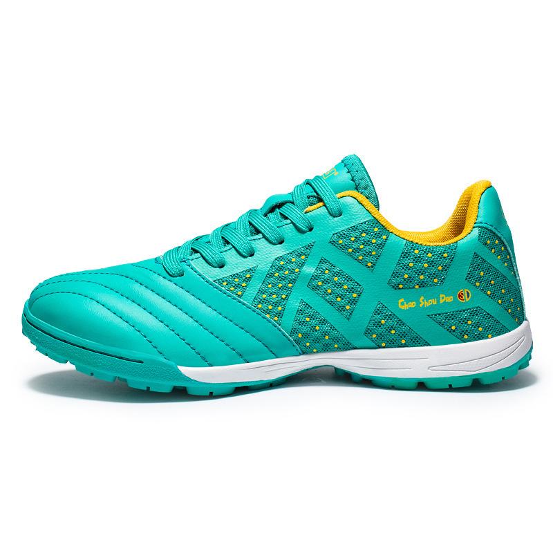 Children's football shoes Boys' broken nails Primary school students Artificial grass game training shoes Lightweight soft-soled sneakers