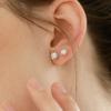 [14K/Moissanite] Crown Carat Earrings (0.3 Carat / 0.5 Carat / 1 Carat)