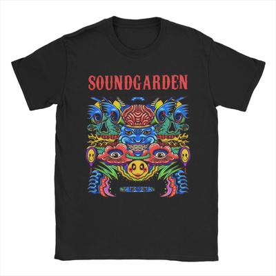 Soundgarden Μπλούζα Μπάντας για Άνδρες Γυναίκες Μπλουζάκια με Εκτύπωση 100% Βαμβακερά Ρούχα