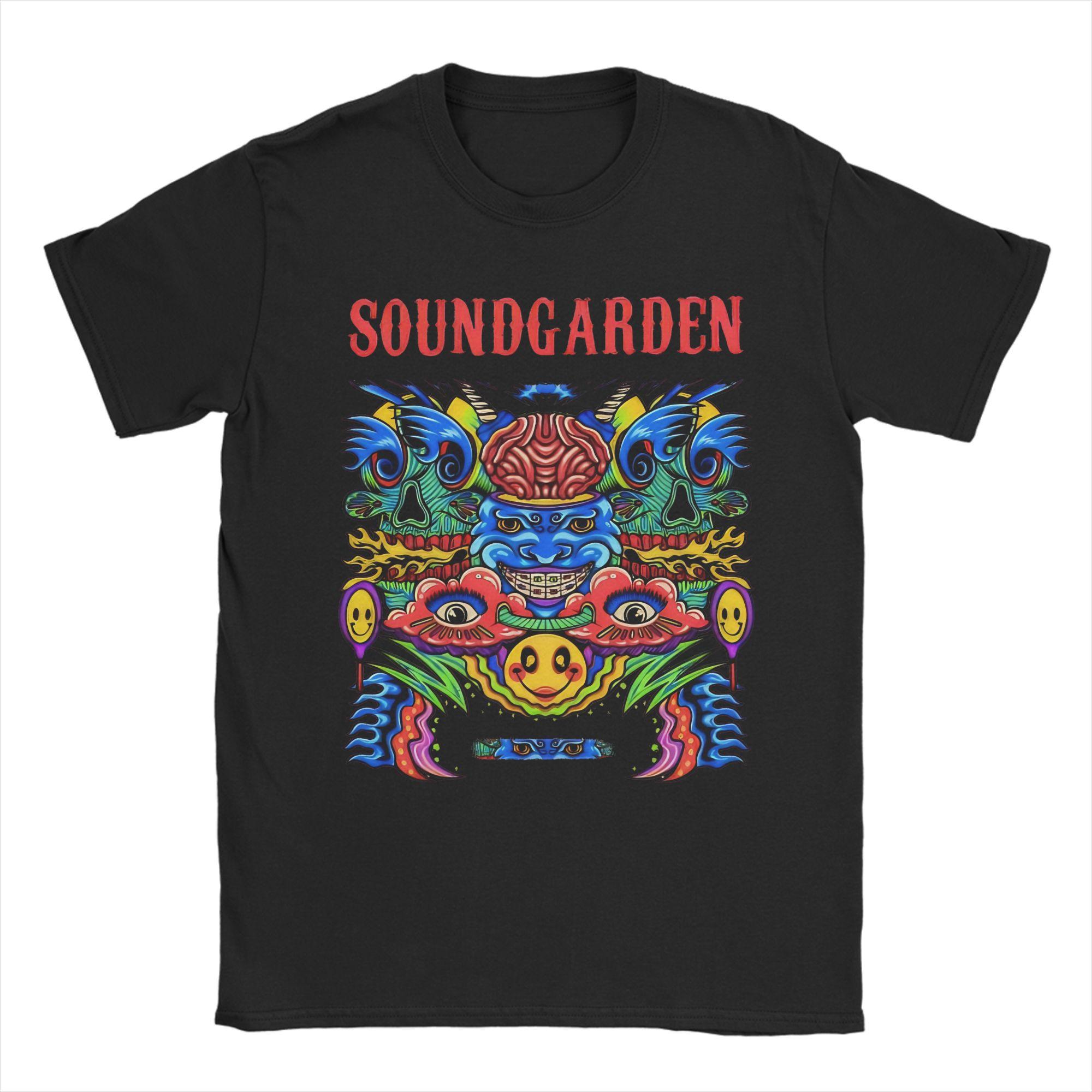 

Soundgarden Band Tee Shirt for Men Women Printed T Shirts 100% Cotton Clothes S
