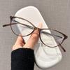 Fashion New Ultralight  Eyeglass Frame Women Cat Eyes Anti Allergic Titanium Material Uv400 Anti Blue Light Small Face