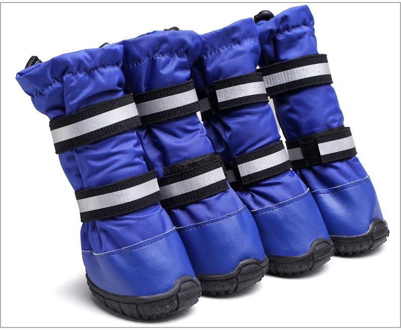 Rainproof Dog Shoes Medium and Large Dog Water Shoes Full Waterproof High Tube Rain Non-slip and Wear-resistant Pet Shoes