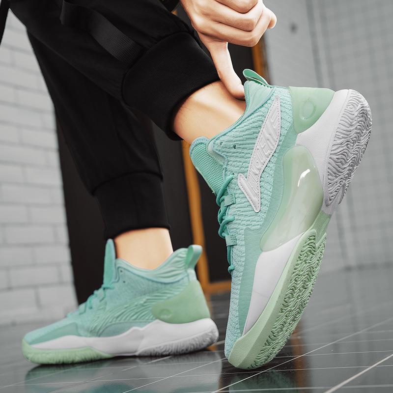 Sonic 12 basketball shoes men's shoes guard actual combat youth sneakers high-top women's low-top children's spring sports sneakers