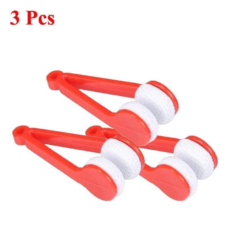 

3PCS Portable Lens Cleaning Cloth for Sun Glasses Eyewear Microfiber Spectacles Cleaner Soft Brush Tool Eyeglasses Clip Clothes