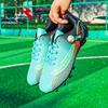 New football shoes men's and women's TF students anti-skid competition children's adult long nails high top AG training shoes MBW507