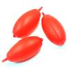 MNFT 4Pcs Red Big Belly Plastic Sea Fishing Floats With Hole Large Buoyancy Fishing Float Tackle Tool Size S L