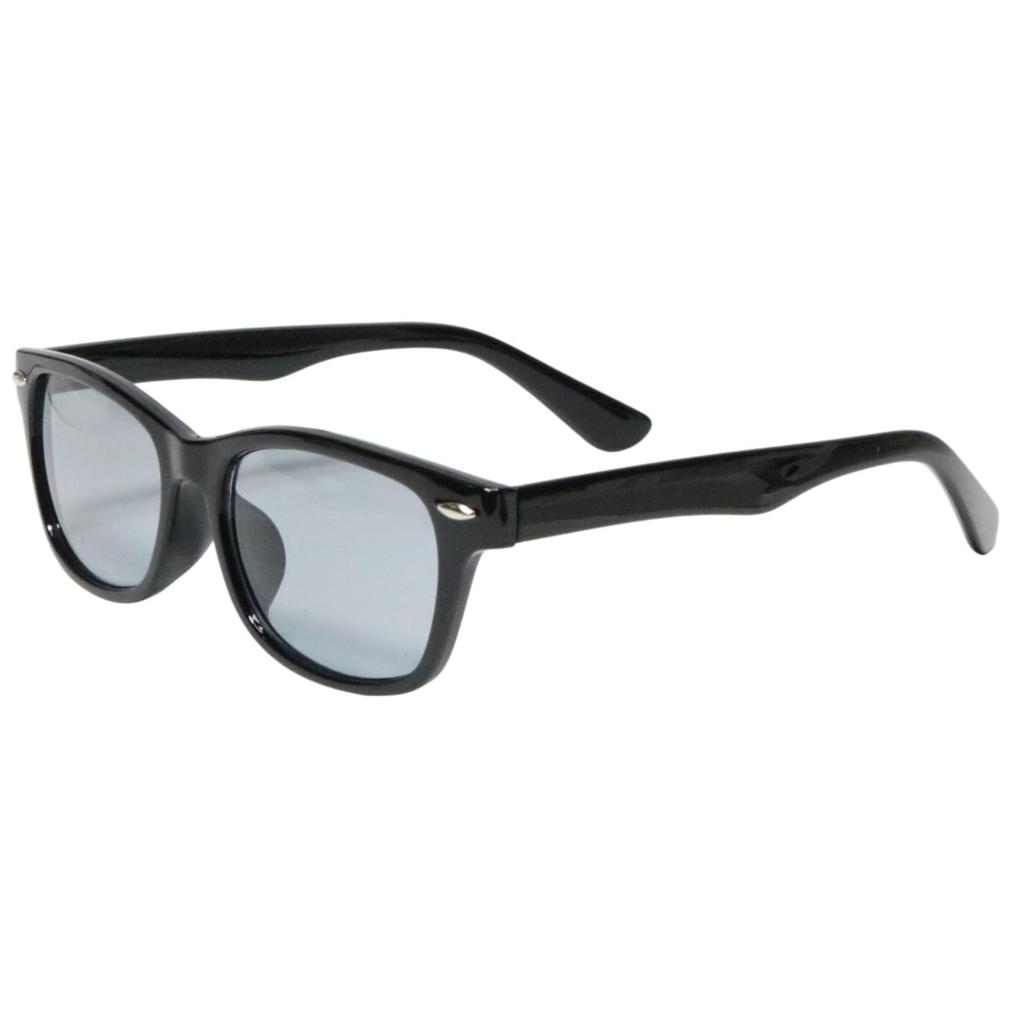 Black x Light Smoke Fashion Glasses Stylish Eyeglasses for Men and Square Clear Colored UV Popular [Berkuto] (Non-prescription) Stylish, Women, Shape,