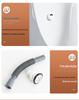 Wall-Mounted Ceramic Sensor Urinal for Men