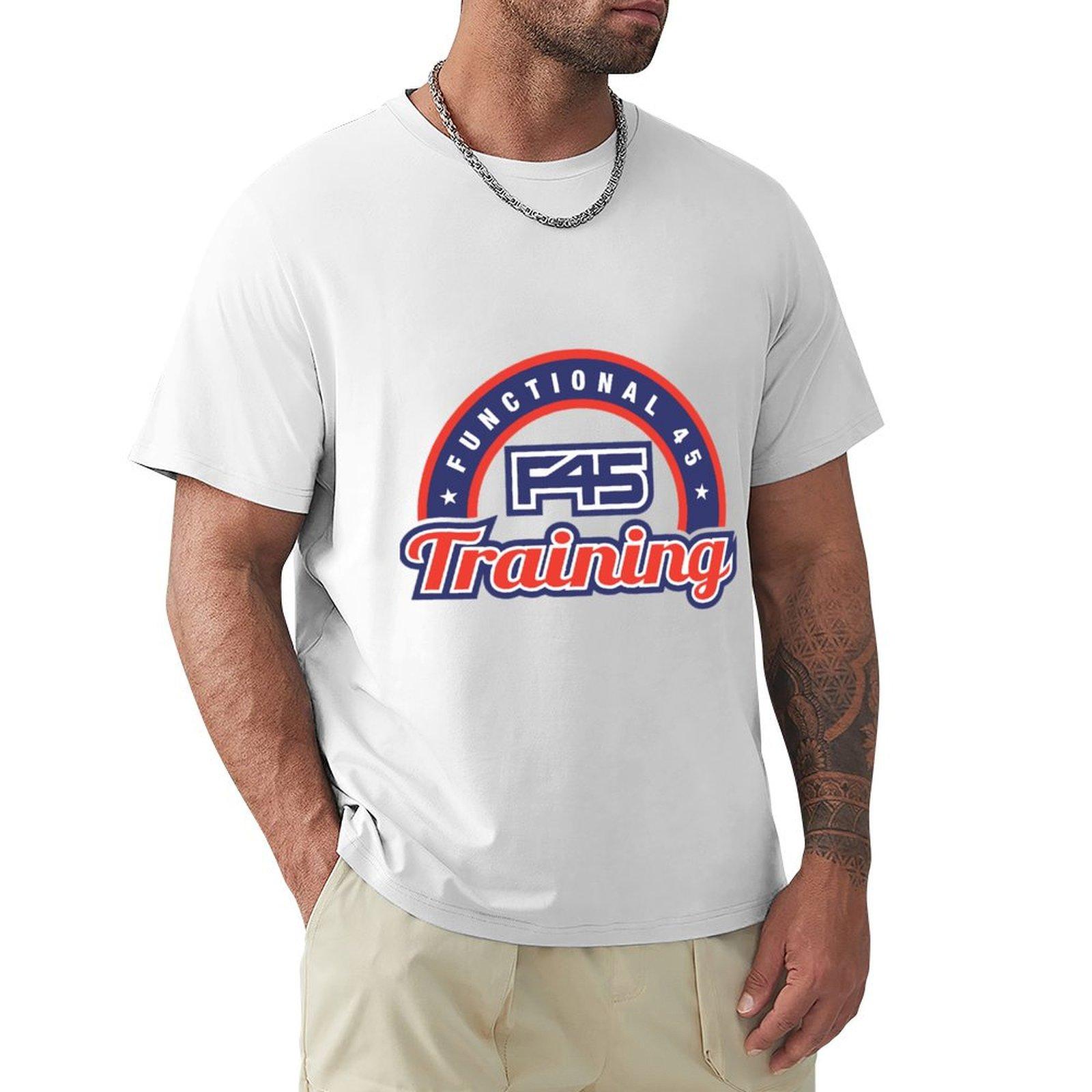 Official F45 Training Tshirt Fashion Letter Print Tshirt S