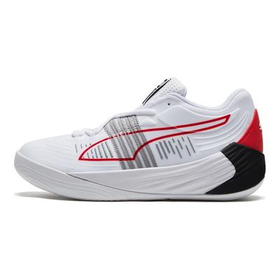 Fusion Nitro White High Risk Red Unisex Sneakers 195514-04