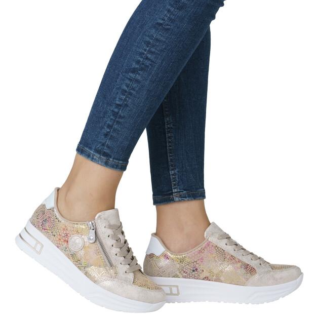 Damen-Halbschuhe Rieker Aleria scamo beige