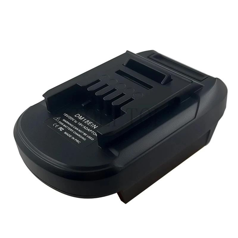 Battery Adapter for Dewalt 18V 20V Li-ion Battery/for Milwaukee 18V Li-ion Battery Convert to for Einhell 18V Power Tools
