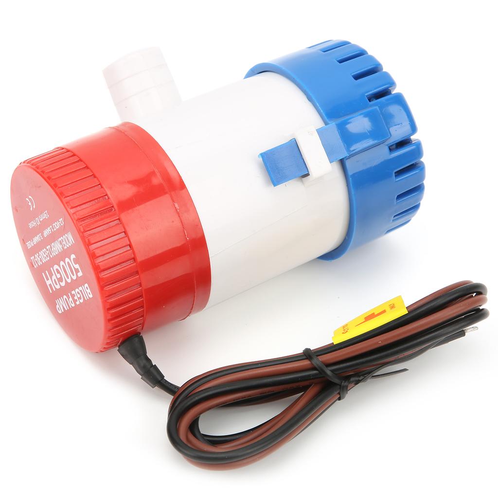 12V Lenzpumpe 3 4in Schlauchanschluss 500GPH Elektrisch Halboffenes Laufrad für Boot Marine Wohnmobil