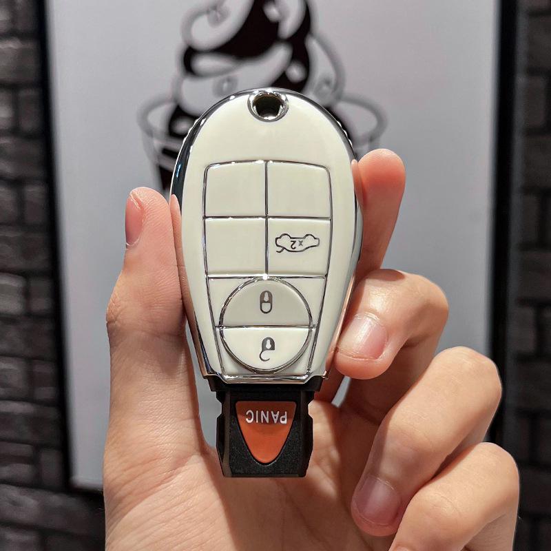 

Key Case for Older Jeep Models: Grand Cherokee 09- 12, Chrysler 300, Dodge Journey, RAM