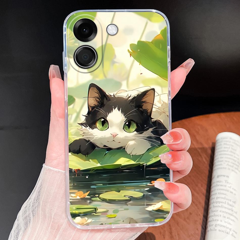 For Poco X8 Pro Max 5G Phone Case Leisure Style Soft Cover Transparent Silicone Funda For Poco X 8 Lightweight Anti Drop Bumper