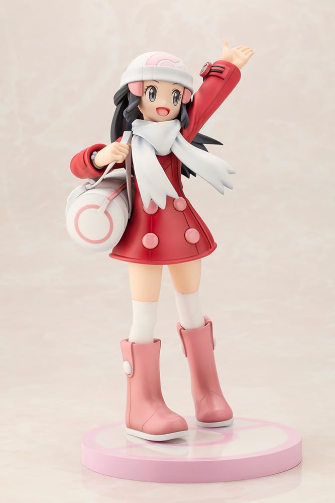KOTOBUKIYA Série ARTFX J Hikari s Naetle měřítko PVC malovaná dokončená figurka "Pokémon" 1/8