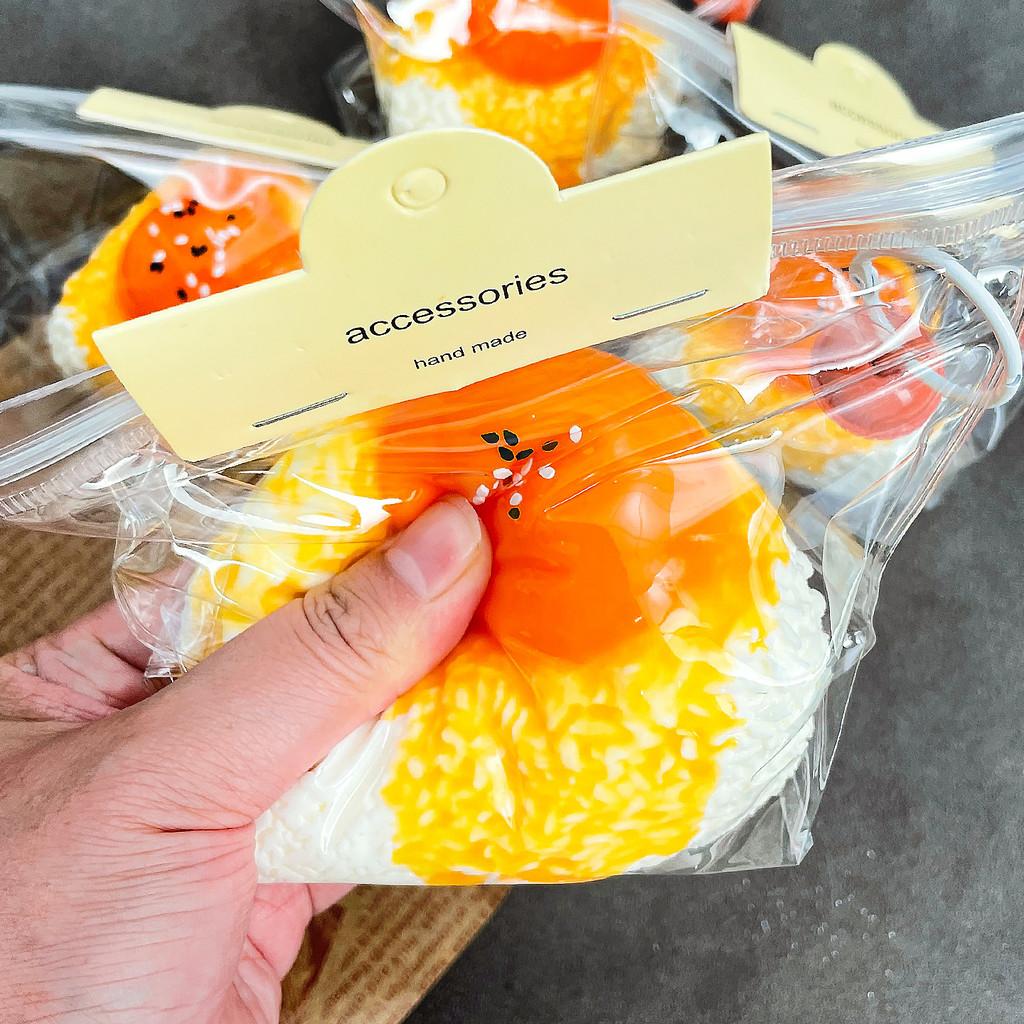Food Grade Silicone Egg Yolk Rice Ball Stress Relief Toy For Kids And Adults