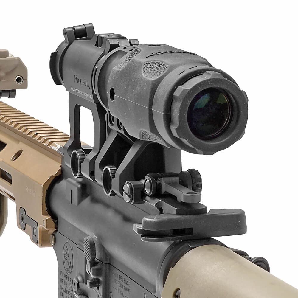 [Military Garage] EVOLUTION GEAR Aimpoint 3XMAG-1 Magnifier & SCALARWORKS LEAP06 1.93" Mount Replica Set, 3x Magnification Booster & Super High Mount