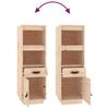 Vidaxl Szafka, 34X40X108,5 Cm, Lite Drewno Sosnowe