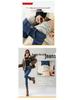 Plus Size Fleece-Lined High Waist Skinny Jeans for Women, Slim Fit Autumn Winter Pants