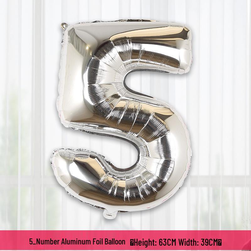 32" Rainbow Jelly Gradient Aluminum Foil Balloon for Birthday, Festival, Wedding Party Decorations