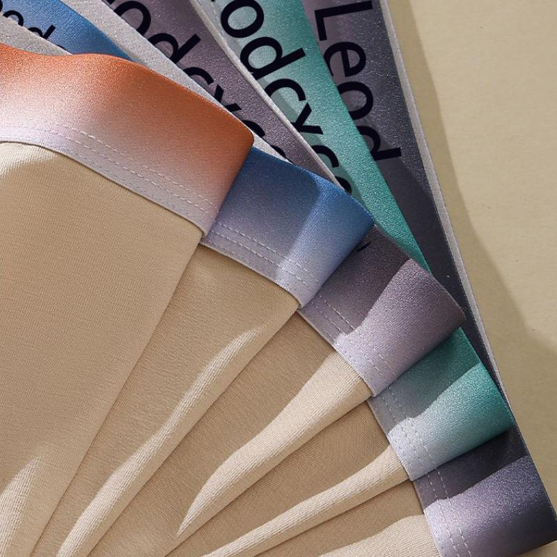 Men's Breathable Cotton Mid-rise Boxer Shorts Men's Underwear Underpants Casual Boxer Briefs & Shorts Elastic Boxer Briefs for Casual Style