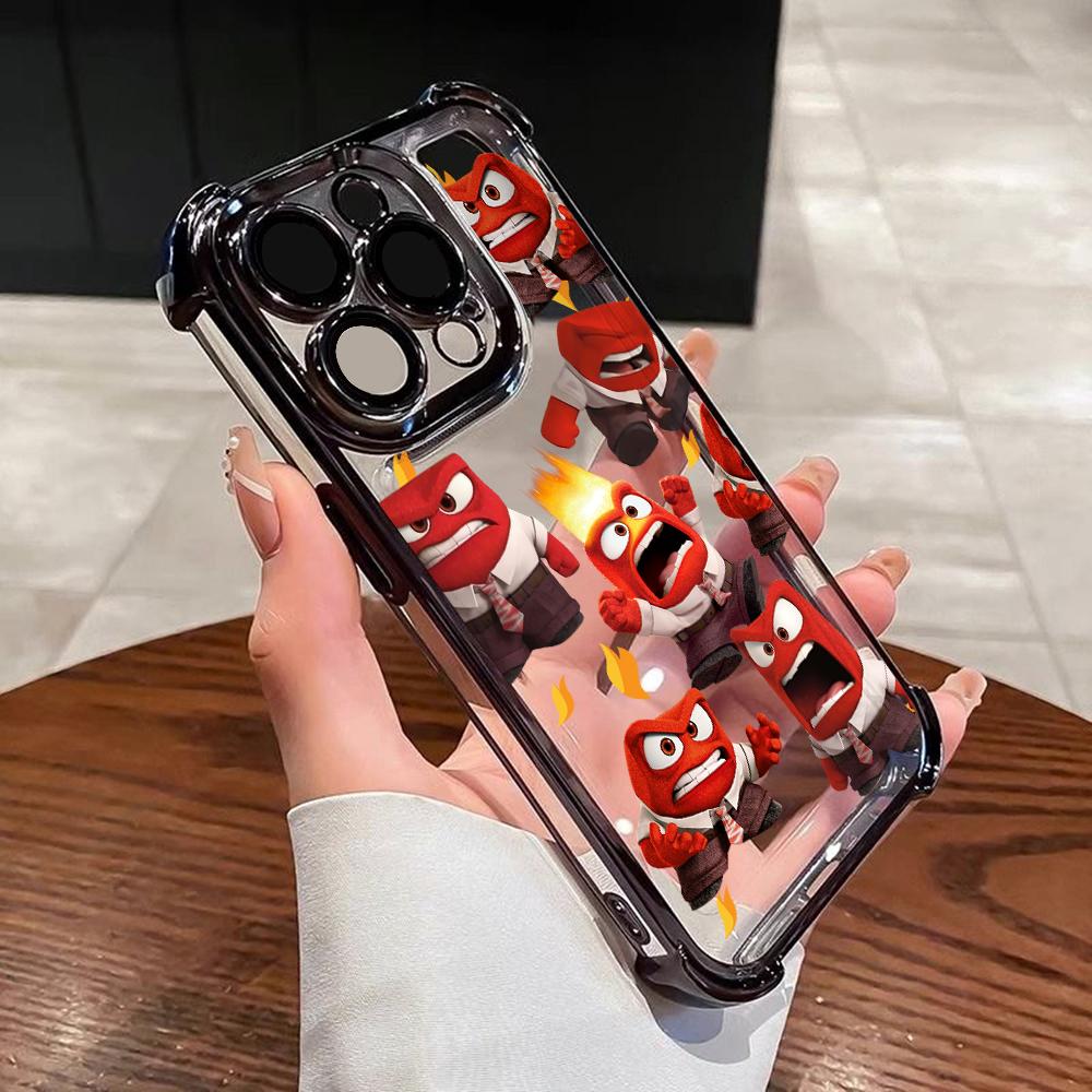 Funny Inside Out Phone Case for Samsung Galaxy A57 A56 A55 A54 A53 A52 A37 A36 A16 A06 4G 5G Anti-drop Transparent Cover