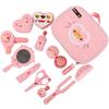 Wooden Children'S Dresser Makeup Toy Simulation Play House Girl Princess Birthday Gift Set Cosmetics