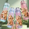 1 Stück Sabrina Retro Girl Group Porträt Druck 750 ml Tragbare Sport-Wasserflasche Auslaufsicher Fitnessstudio Outdoor Reisen Trinkbecher