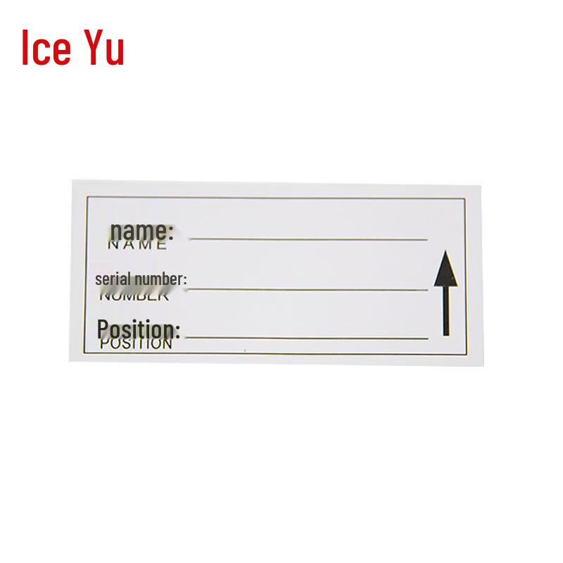 Bingyu BYlj-22 Magnetic Shelf Identification Labels 60mm (for Identification Cards)