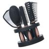 Set of 5 Hair Combs Mirror Set Professional Salon Hair Cutting Brushes Sets Salon Hairdressing Styling Tool And Holder