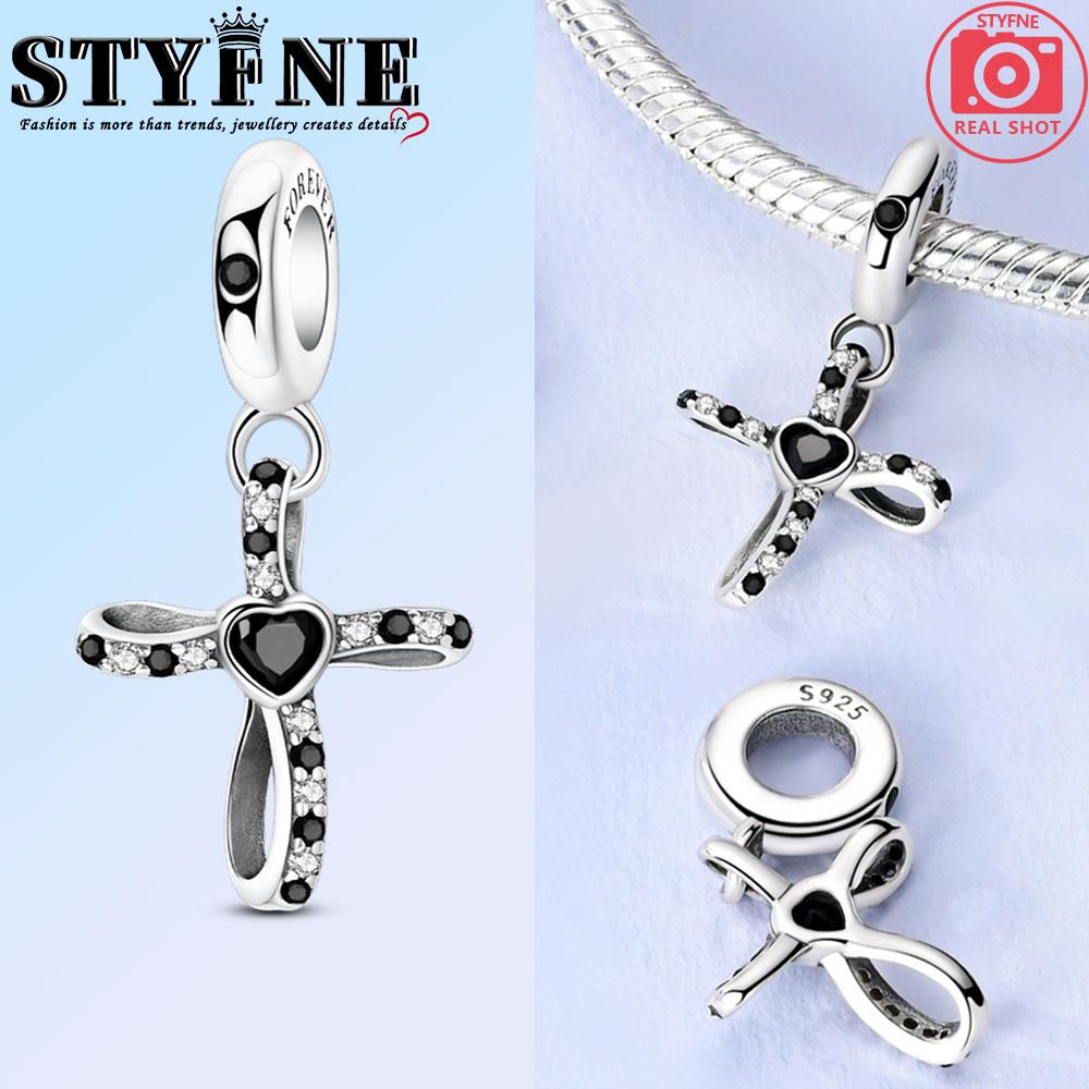 Classic Copper Holy Angel Cross Charms Beads Pendants For Women Fit Original Bracelets Diy Jewelry Gift