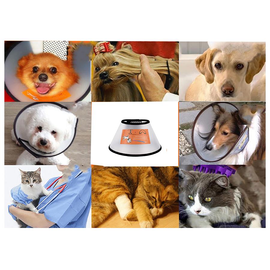 New 1x Pet Protective Collar Dog Neck Cone for Anti-Bite Lick  Health Medical Circle