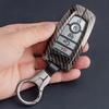 For Ford Bronco Sport Escape F150 Kuga Car Key Fob Case Cover Chain Carbon Fiber