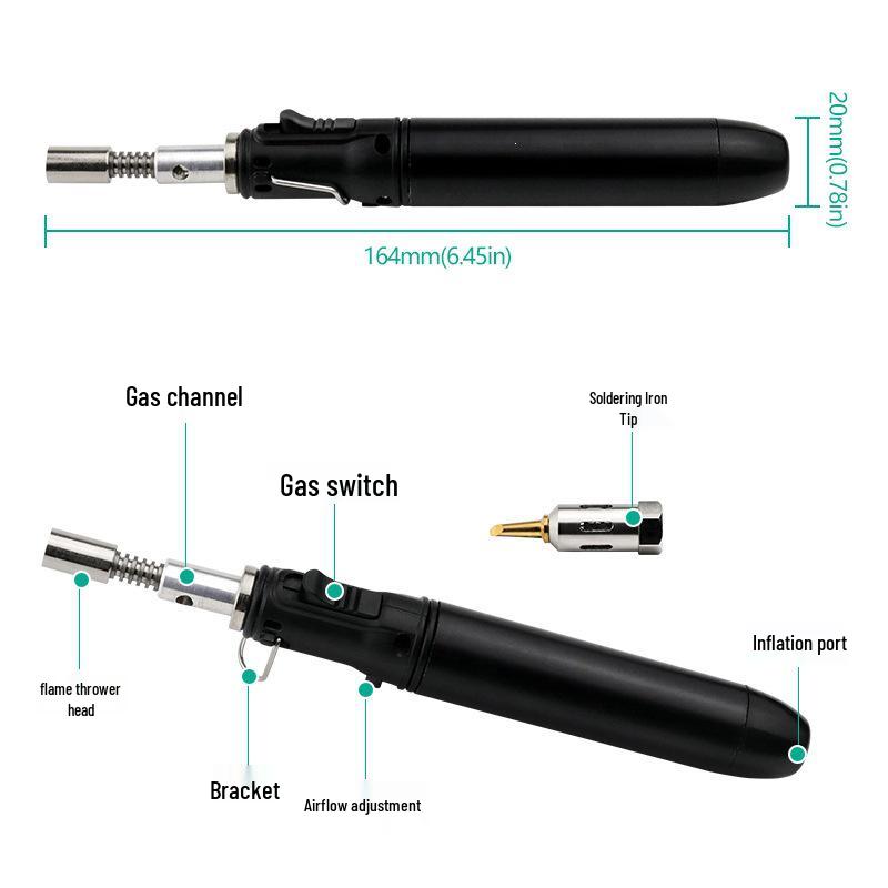 Portable Pen-Type Gas Soldering Iron for Electronic Repairs