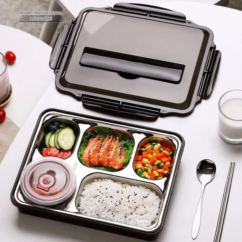 Anyi Insulated 5-Compartment Lunch Box